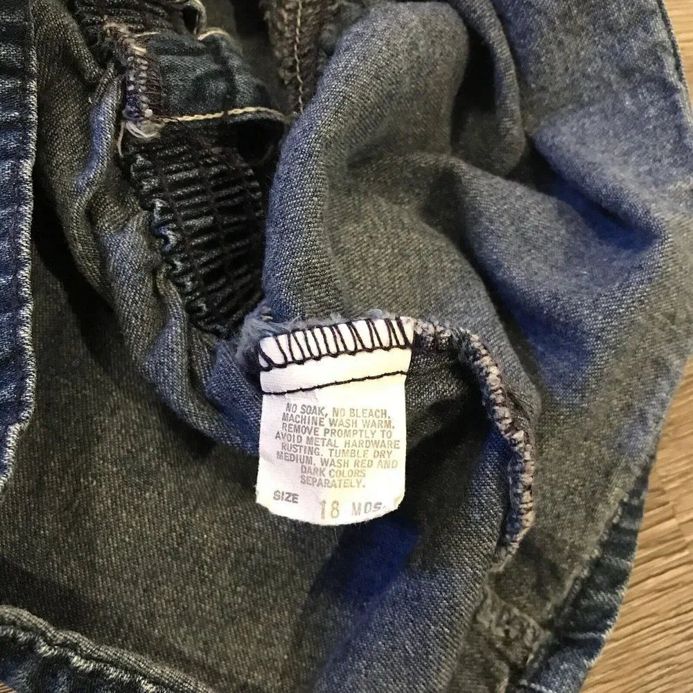 Oshkosh b'gosh Kids‎ 18 Months Vintage USA Jean Dress